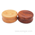 GP076449 55mm wooden tobacco herb smoke Grinder